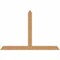 Ekena Millwork Portland Timber Gable Bracket, Western Red Cedar, 84"W x 56"H x 3 1/2"D x 5 1/2"F, 16/12 Pitch GBW084X56X0406POR00SWR - alternate 1